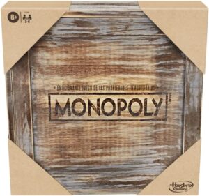 Monopoly Stranger Things édition rustique avec éléments en bois