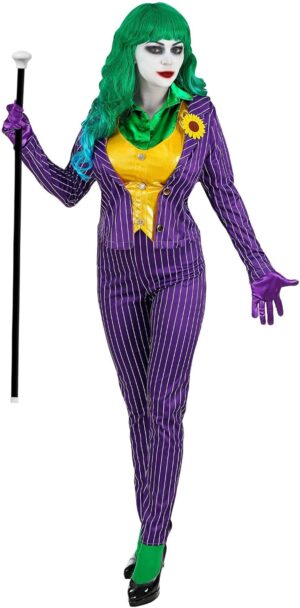 Costume Halloween Killer Clown avec veste et pantalon - W Widmann Milano