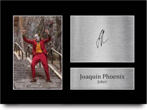 Photo signée imprimée Joker Joaquin Pheonix format A4
