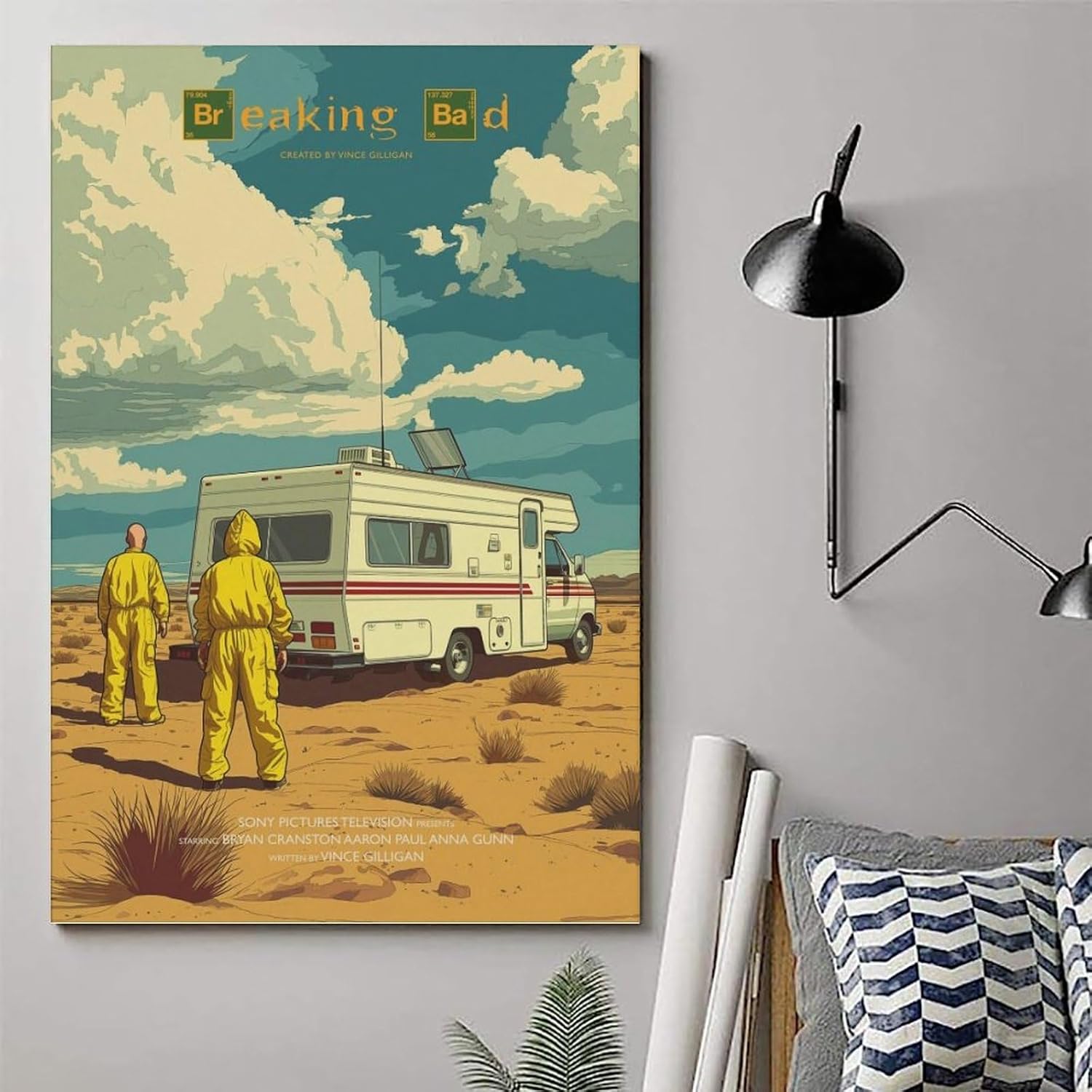 Affiche Breaking Bad vintage Style-2 sur toile, poster musical 30 x 45 cm – Image 6