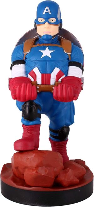 Support gaming Marvel Captain America Cableguys pour manette ou smartphone 20 cm
