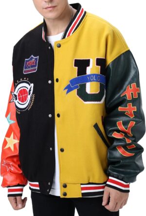 Blouson varsity oversize cru Riverdale unisexe