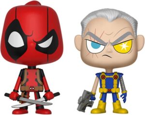 Figurine vinyle Marvel Deadpool & Cable, duo VYNL Deadpool