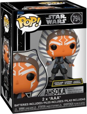 Figurine Funko Pop! Ahsoka Star Wars avec lumières et sons