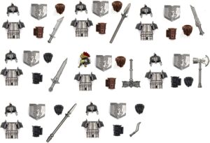 Force des Nains Magma Brick de la Terre du Milieu avec armures, casques, pain et armes
