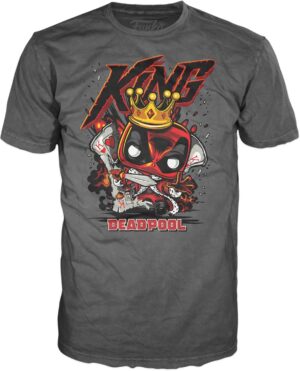 T-shirt Funko Pop! King Deadpool Large à manches courtes