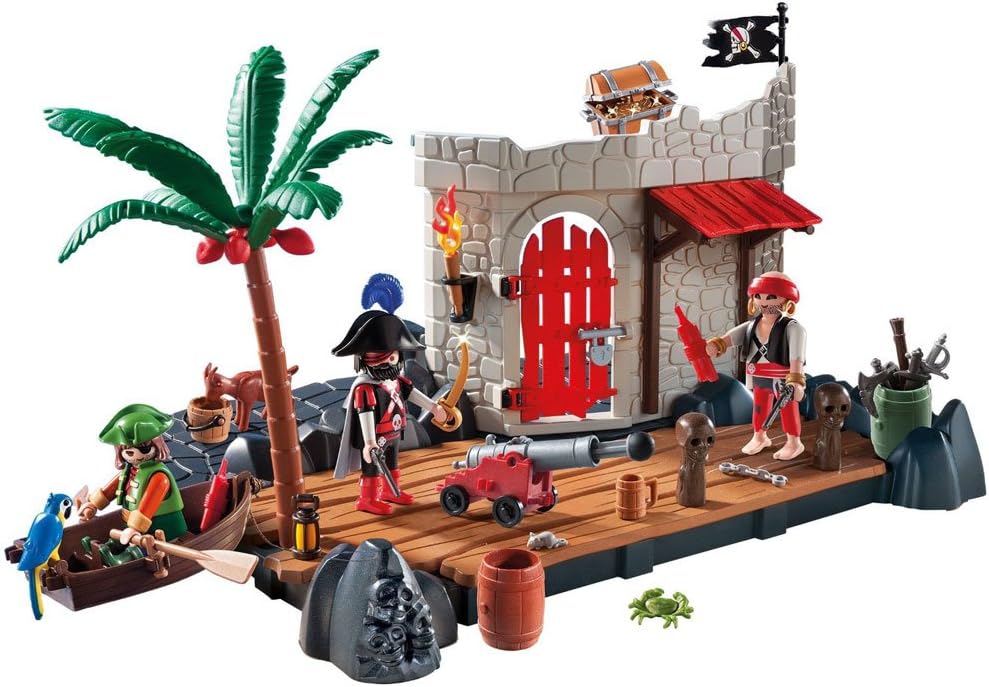 Forteresse Pirates Playmobil 6146 avec barque flottante