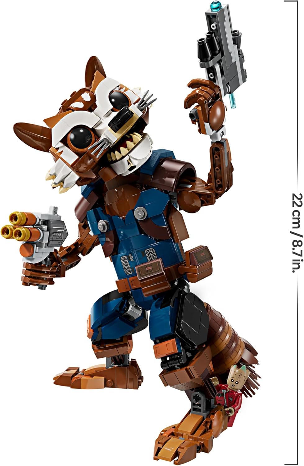 LEGO Marvel Rocket et Bébé Groot, figurine articulée 76282 – Image 8