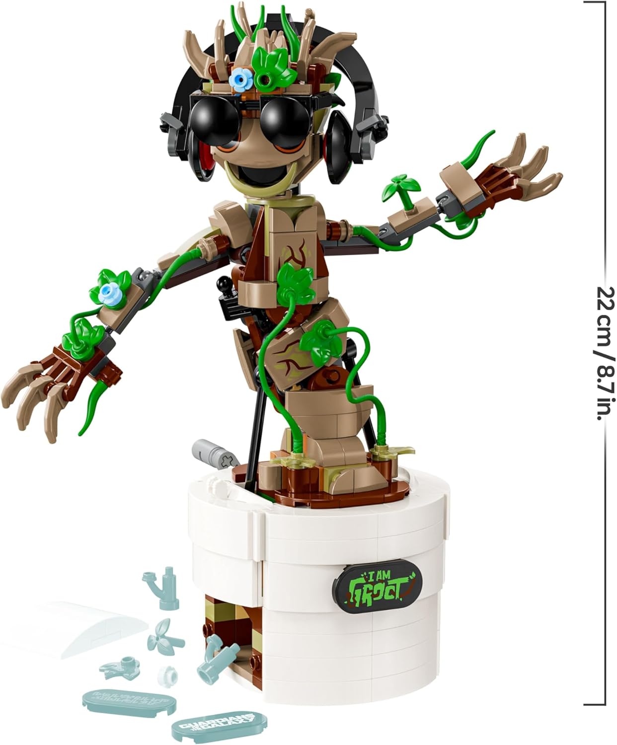 LEGO Marvel Bébé Groot dansant à construire 76297 – Image 8