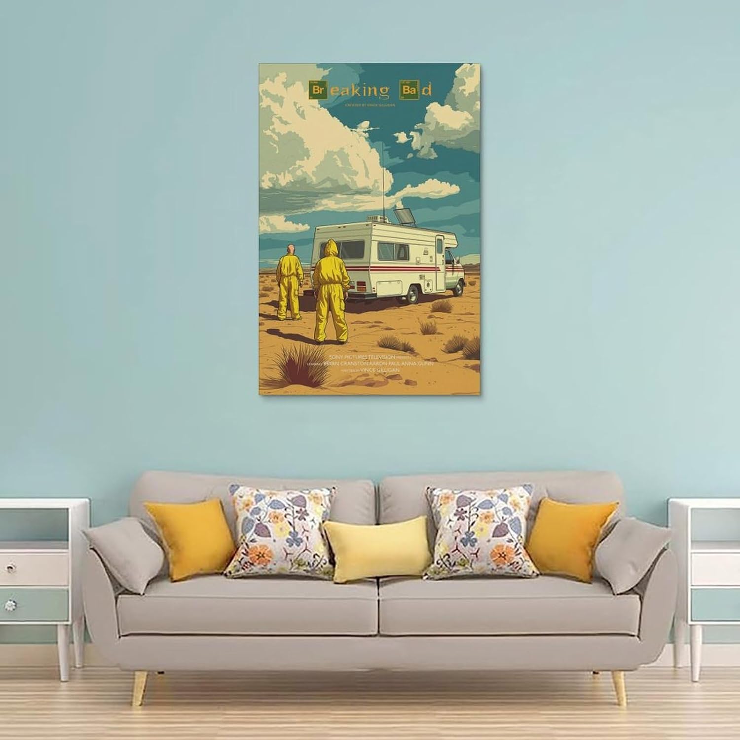 Affiche Breaking Bad vintage Style-2 sur toile, poster musical 30 x 45 cm – Image 2