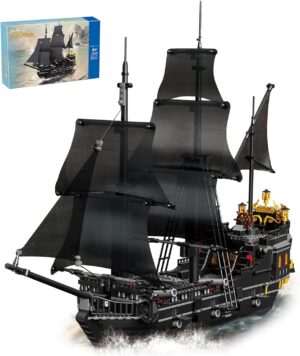 Bateau pirate Pirate des Caraïbes en mini blocs, 1366 pièces
