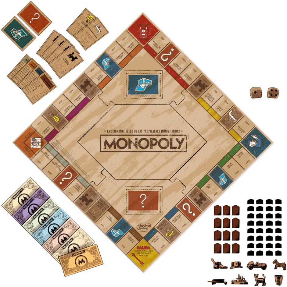 Monopoly Stranger Things édition rustique avec éléments en bois – Image 4