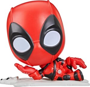 Deadpool Marvel Motormouth parlant électronique 12,5 cm avec sons, lumières et plus de 50 phrases