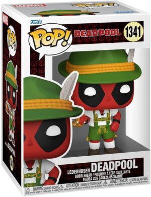 Figurine Funko Pop! Marvel Deadpool German Beer Fest Server en lederhosen