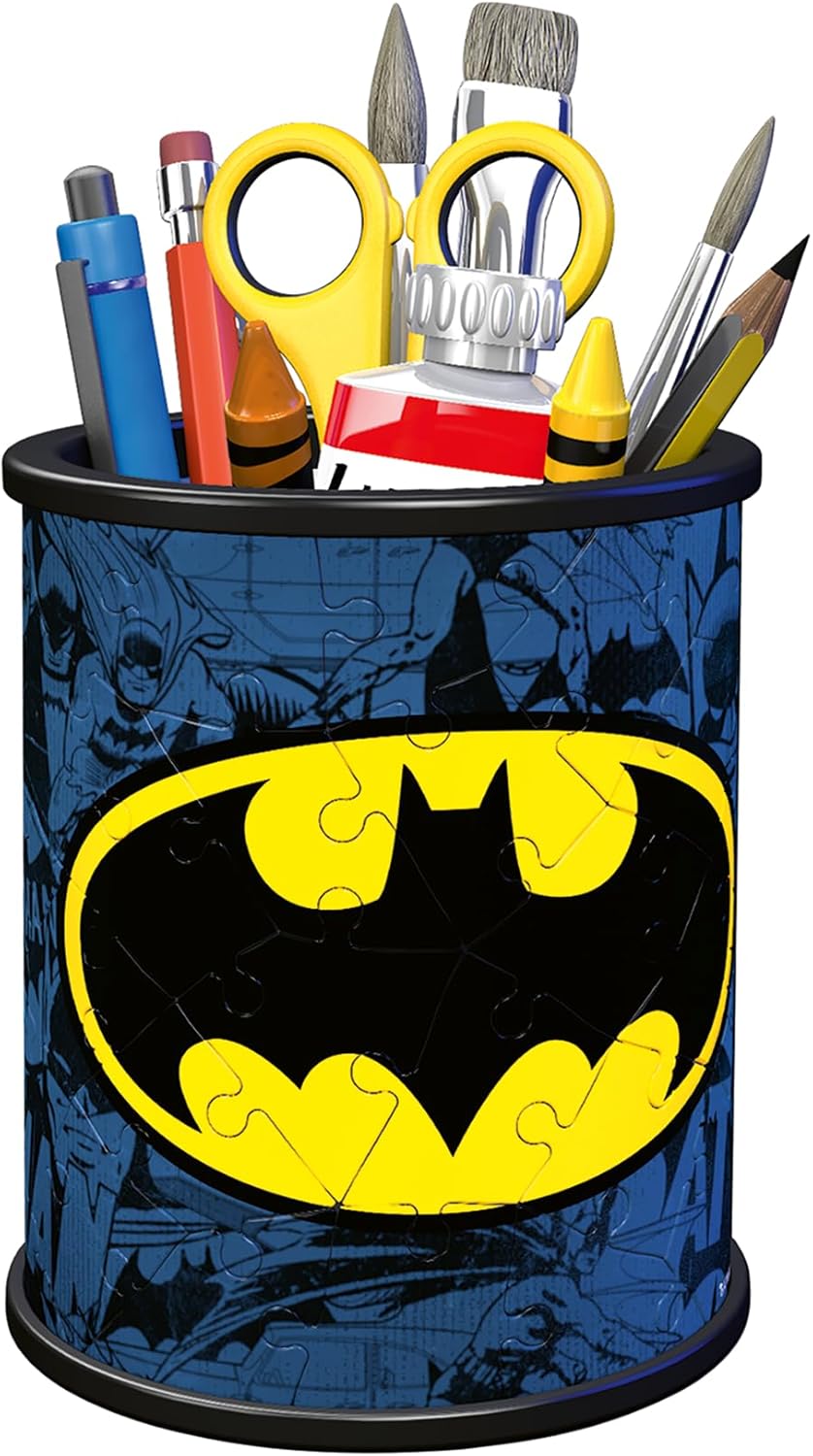 Puzzle 3D Batman pot à crayons, 54 pièces numérotées