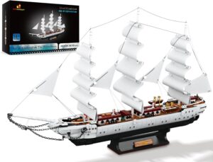 JMBricklayer 40104 Cygne Blanc, bateau pirate à construire Pirate des Caraïbes