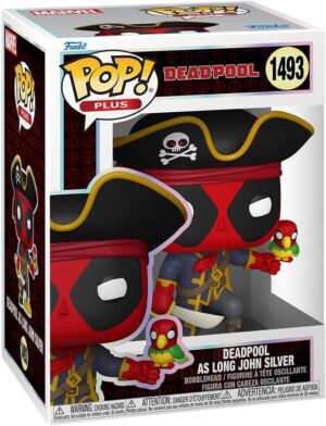 Figurine vinyle Funko Pop! Plus Deadpool Literary Classics : Deadpool Long John Silver