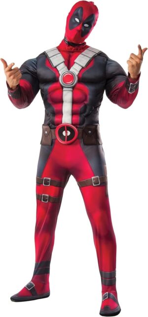 Costume adulte Deadpool Rubie's avec combinaison rembourrée
