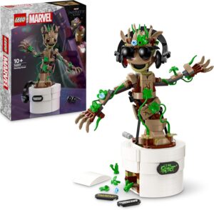 LEGO Marvel Bébé Groot dansant à construire 76297