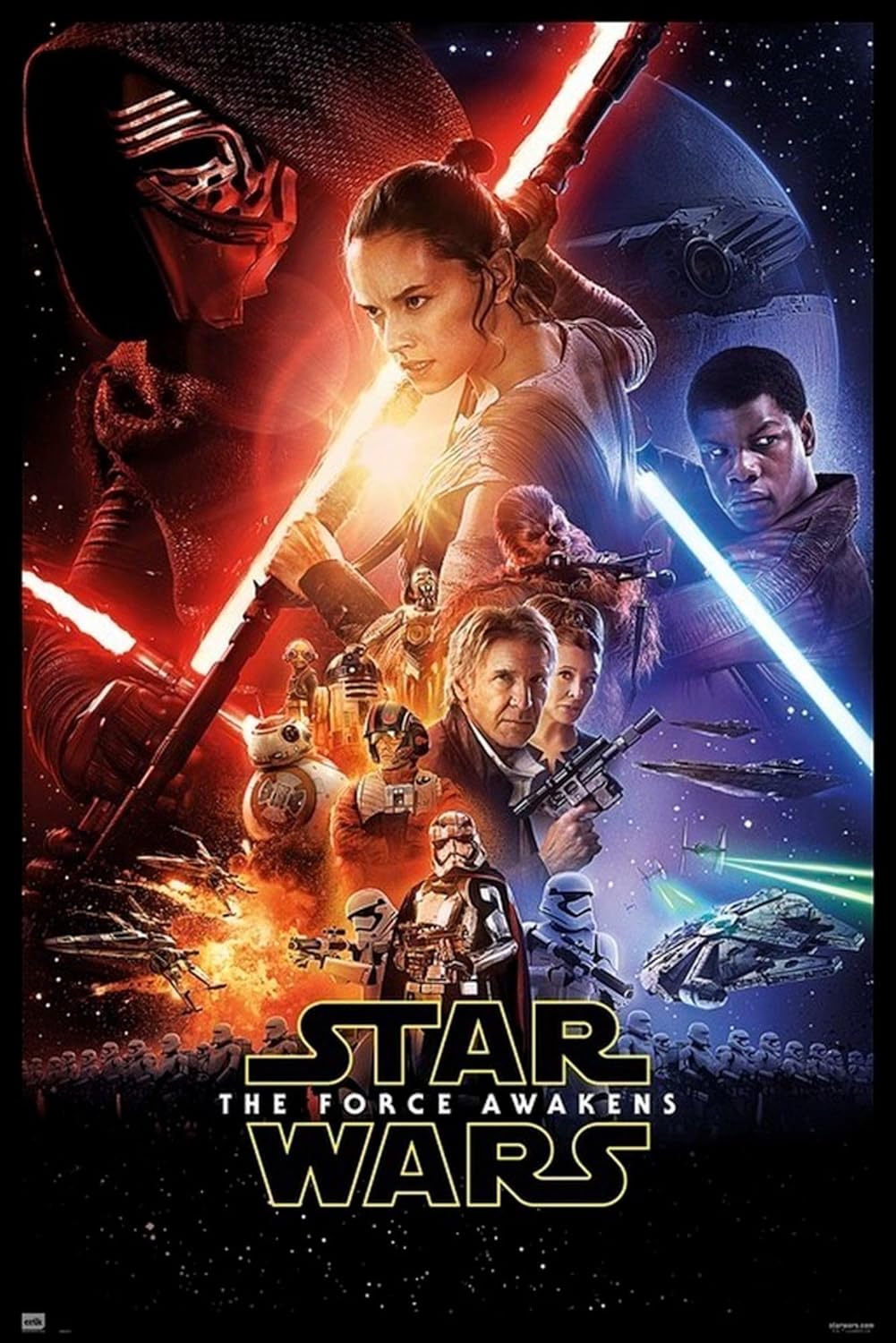 Poster Star Wars VII avec affiche Grupo Erik