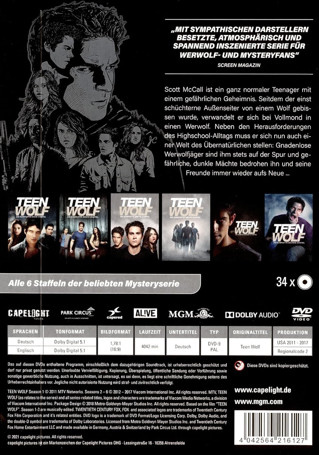 Coffret Softbox Teen Wolf, série complète – Image 2