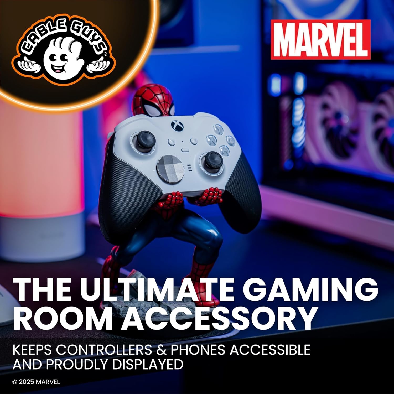 Support Cable Guy Marvel Spider-Man 20 cm pour manette et téléphone – Image 3