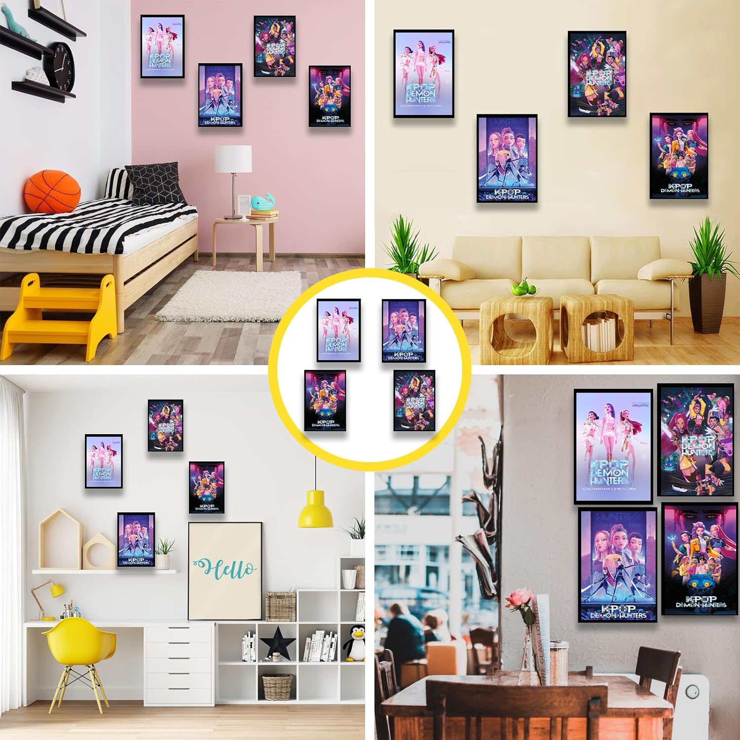 Affiches Beetlejuice sur toile, lot de 4 en 21 x 30 cm, coloris A – Image 7