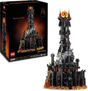 Barad-dûr LEGO Icons Le Seigneur des Anneaux avec Sauron et 10 minifigurines 10333