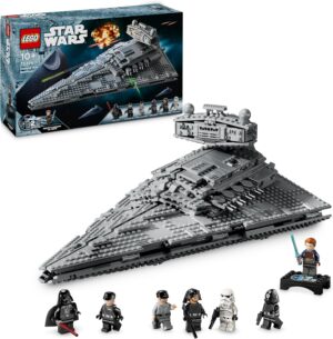 LEGO Star Wars 75394 Destroyer stellaire de classe Impérial avec 7 minifigurines, dont Dark Vador