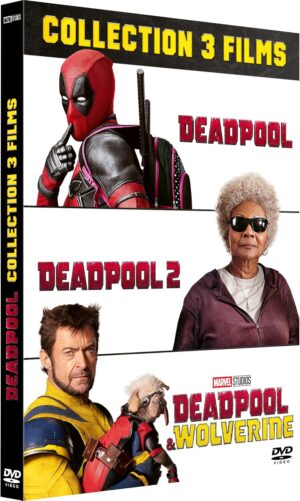 Collection DVD Deadpool 1, 2 et Deadpool & Wolverine