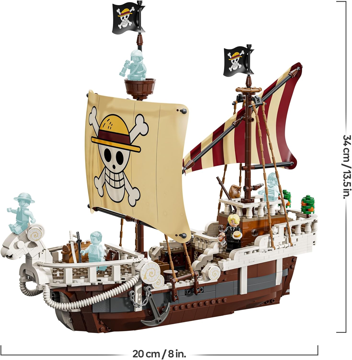 LEGO One Piece Vogue Merry avec 5 minifigurines Luffy, Zoro et Nami 75639 – Image 8