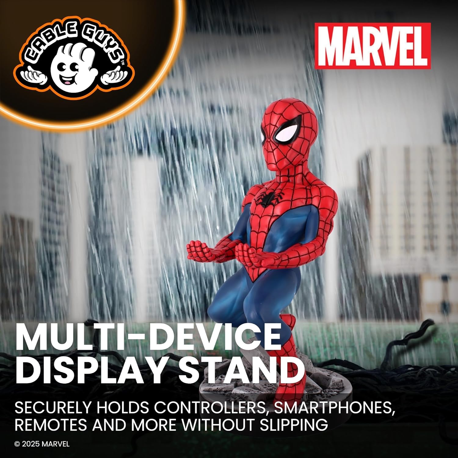 Support Cable Guy Marvel Spider-Man 20 cm pour manette et téléphone – Image 4