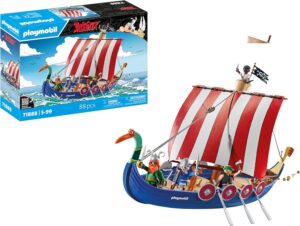 Navire pirate PLAYMOBIL Astérix avec Astérix et Obélix 71888