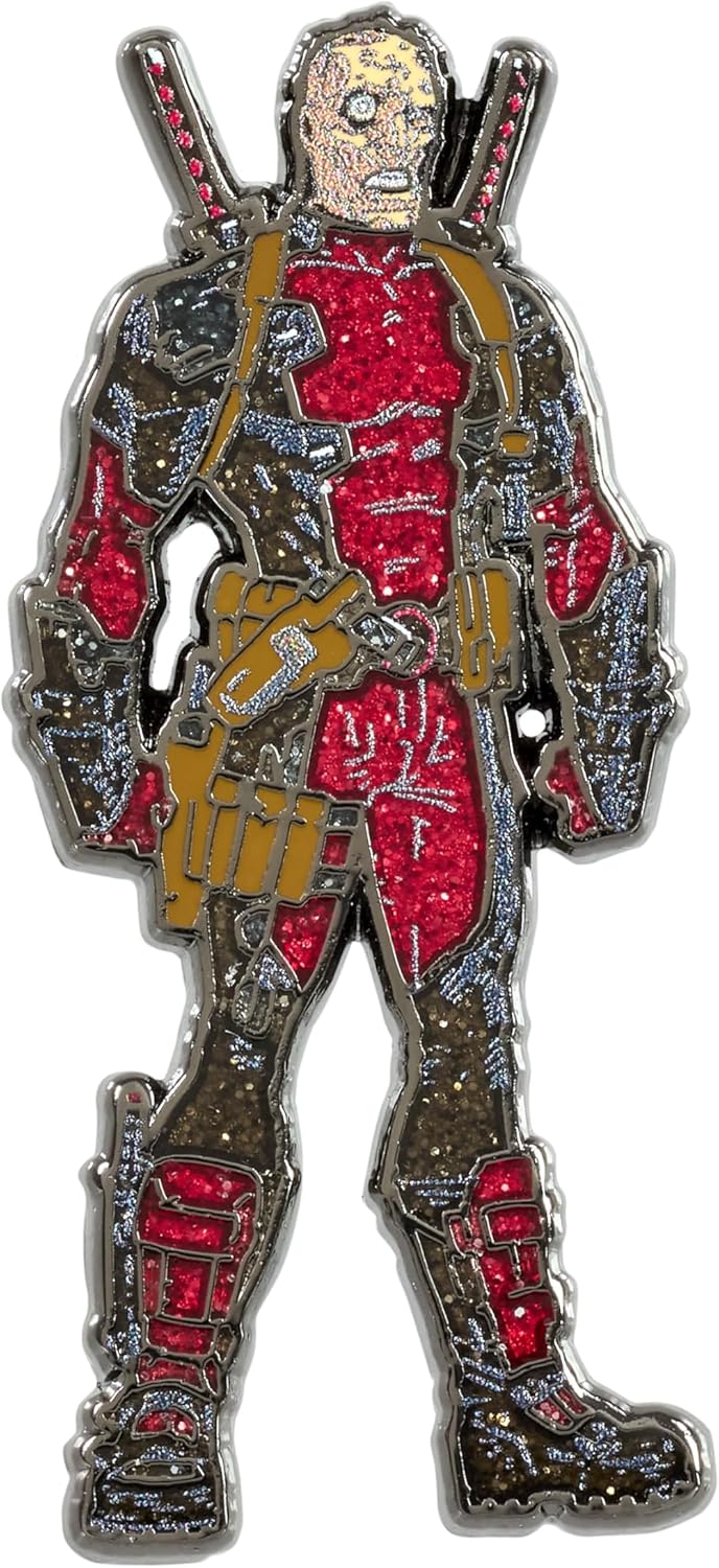 Broche pin en émail Boîte Mystère Deadpool Marvel Loungefly Funko – Image 3