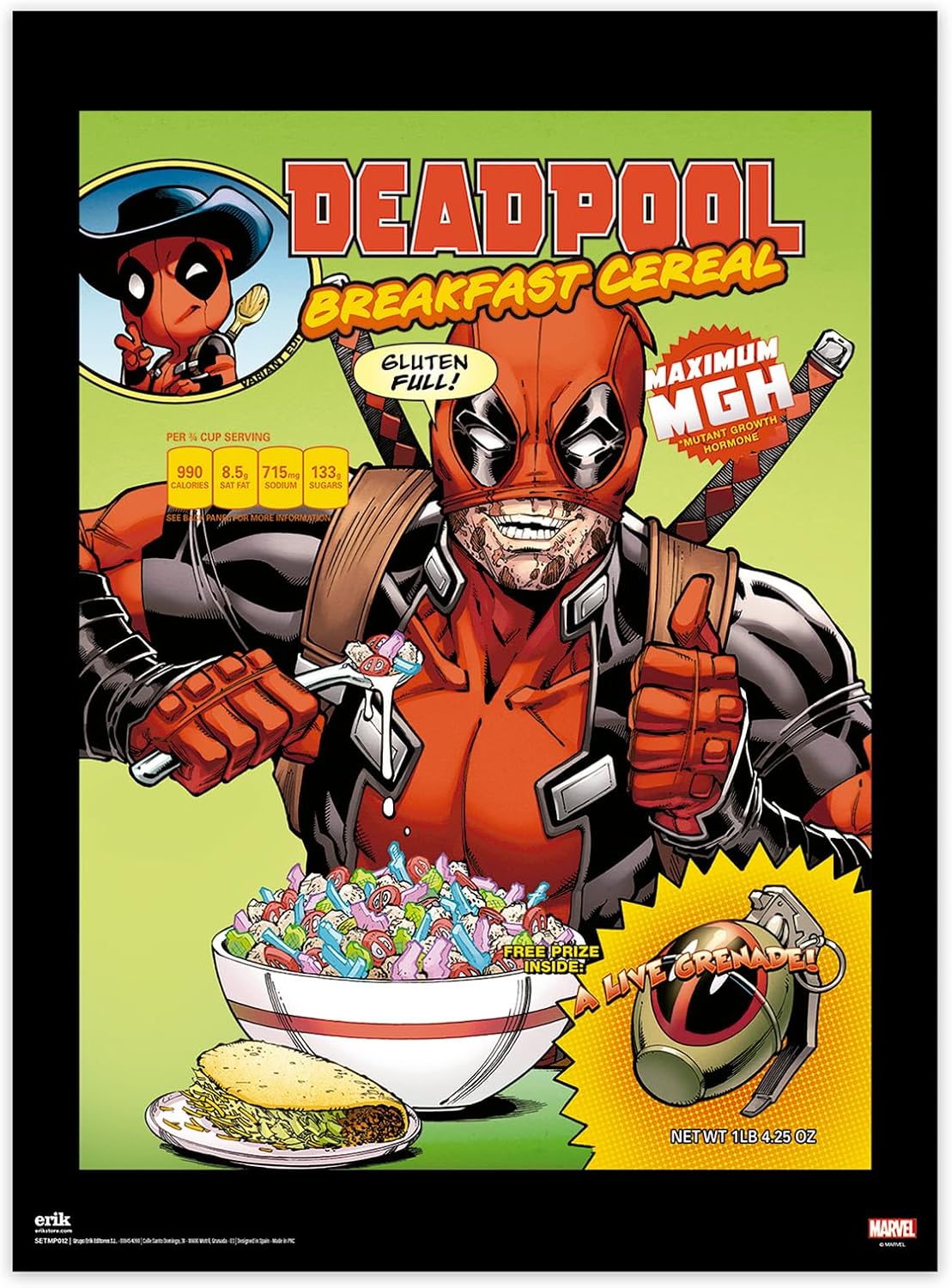 Deadpool Marvel, lot de 2 mini posters 52 x 38 cm – Image 2