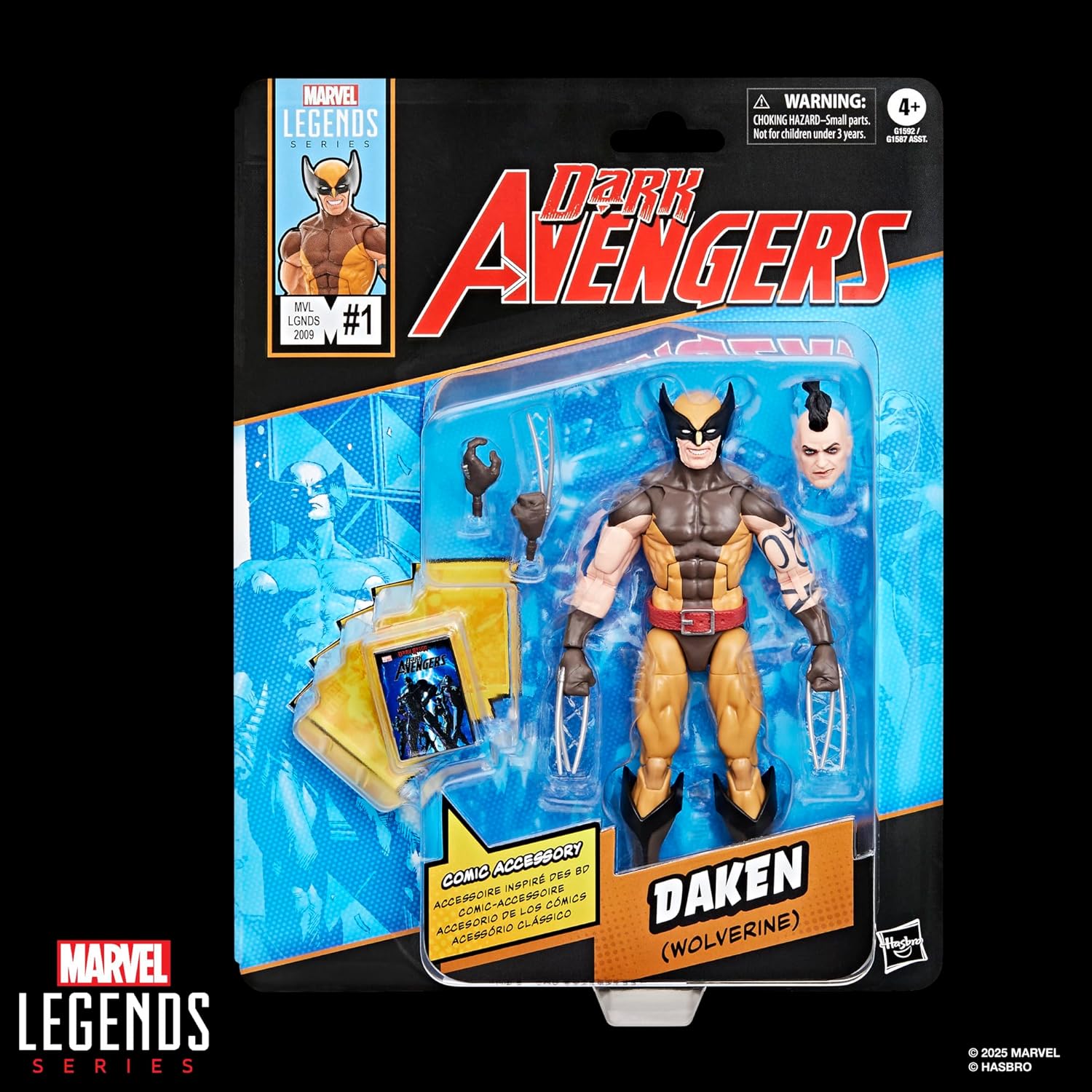 Figurine Marvel Legends Daken (Wolverine) noir, Dark Avengers #1 – Image 2