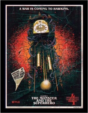 Poster Stranger Things Le Monstre et le Superhéros, saison 4 épisode 3