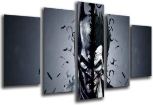 Tableau photo Batman Joker sur bois 165 x 62 cm