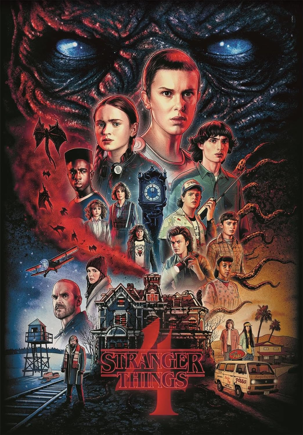 Puzzle Stranger Things 1000 pièces en Compact Box - Clementoni – Image 2