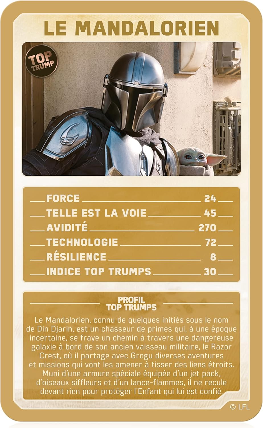 Top Trumps Star Wars The Mandalorian, jeu de cartes de bataille 2 à 6 joueurs – Image 7