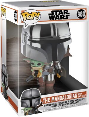 Funko Pop! Star Wars: The Mandalorian Mando Chase rare POP! 10"