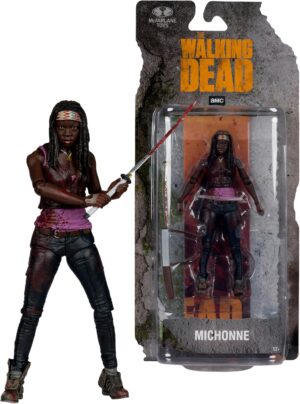 Figurine Michonne The Walking Dead de 12 cm avec 20 points d’articulation