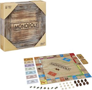 Monopoly Stranger Things édition vintage française avec 2 dés en bois