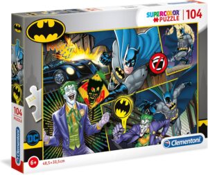 Puzzle Supercolor Batman et Joker 104 pièces DC Comics