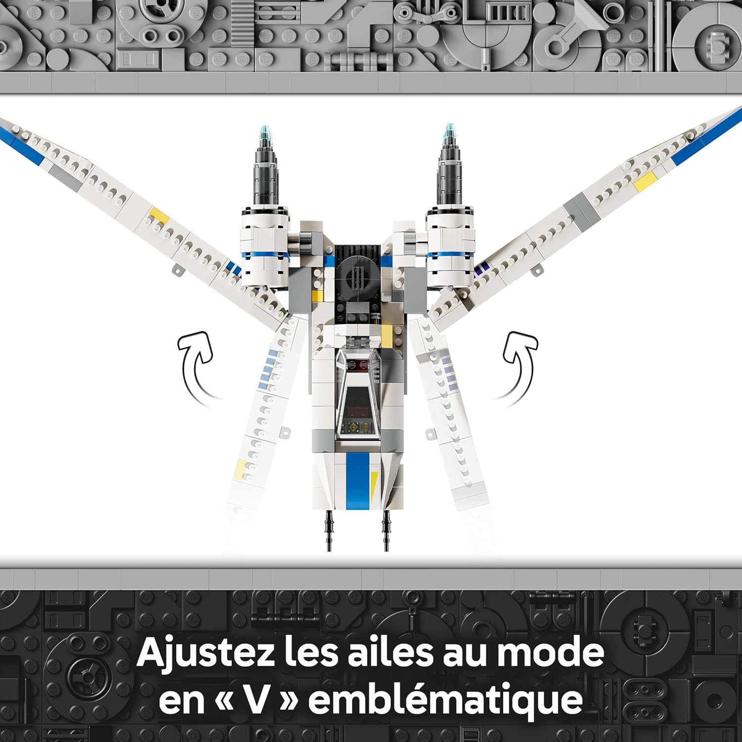 LEGO Star Wars Andor U-Wing de l’Alliance Rebelle avec K-2SO 75399 – Image 3