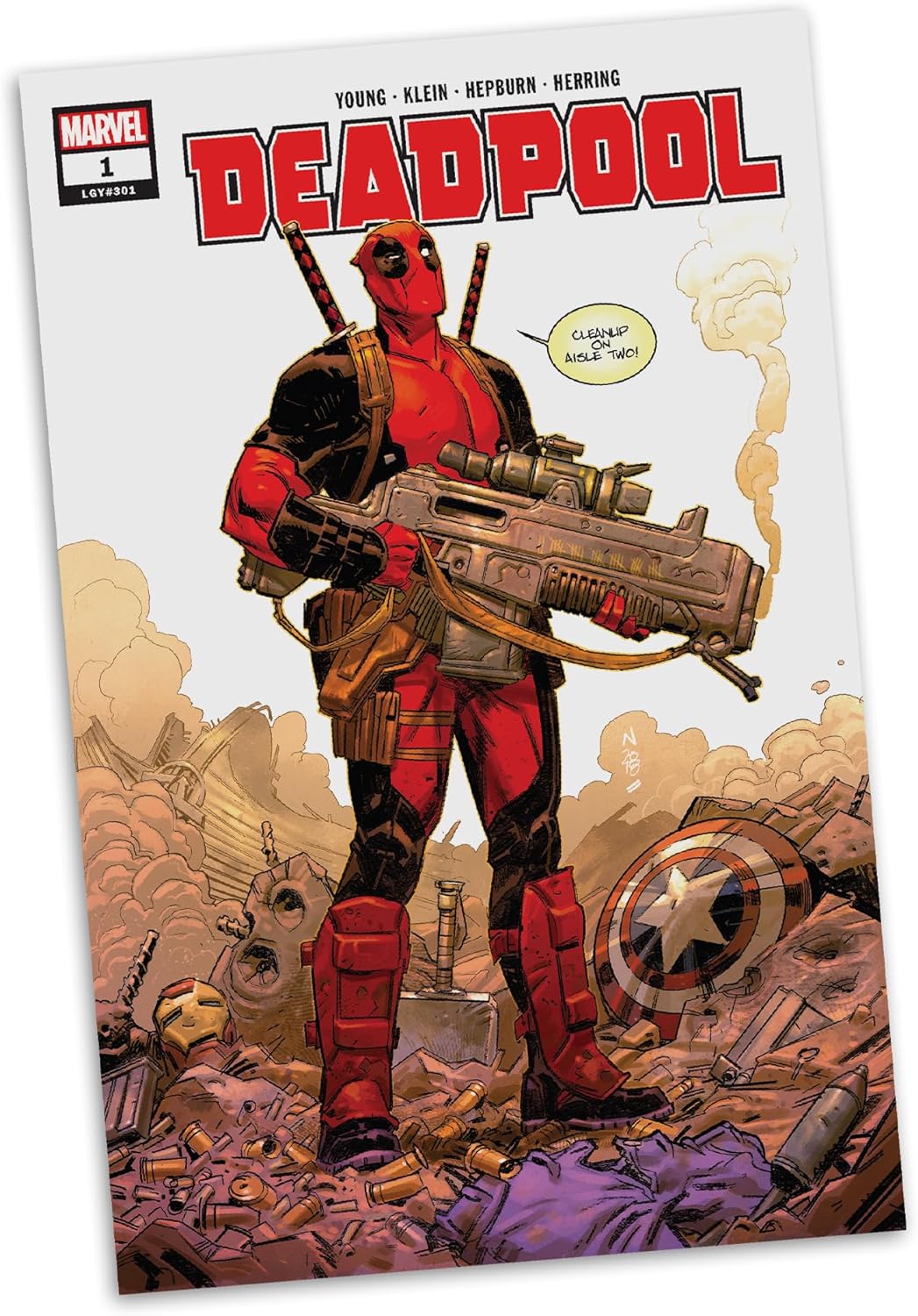 Figurine Marvel Deadpool avec scène 1:6 et bande dessinée #1 – Image 6