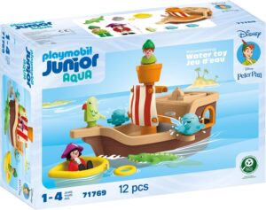Playmobil Junior Disney, bateau pirate de Peter Pan dès 1 an