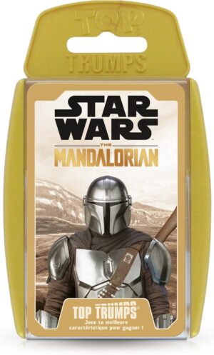 Top Trumps Star Wars The Mandalorian, jeu de cartes de bataille 2 à 6 joueurs
