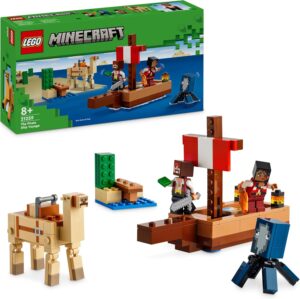 LEGO Minecraft Bateau pirate avec 2 pirates 21259