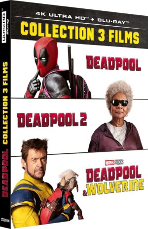 Deadpool 1, Deadpool 2 et Deadpool & Wolverine en 4K Ultra HD